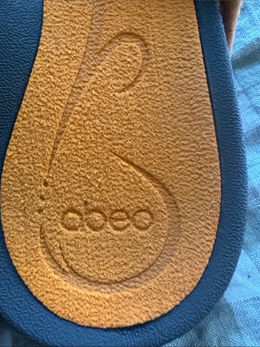 ABEO Alarys Orthotic Thong Sandals - Women’s Size 8 (Orange/Gray) - Picture 8 of 8